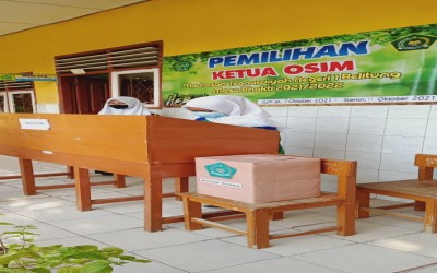 Pemilihan Ketua OSIM MTs Negeri 1 Belitung